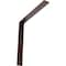 Ekena Millwork Hamilton Steel Bracket, Antiqued Copper 2"W x 16"D x 16"H BKTM02X16X16HAACO - alternate 1